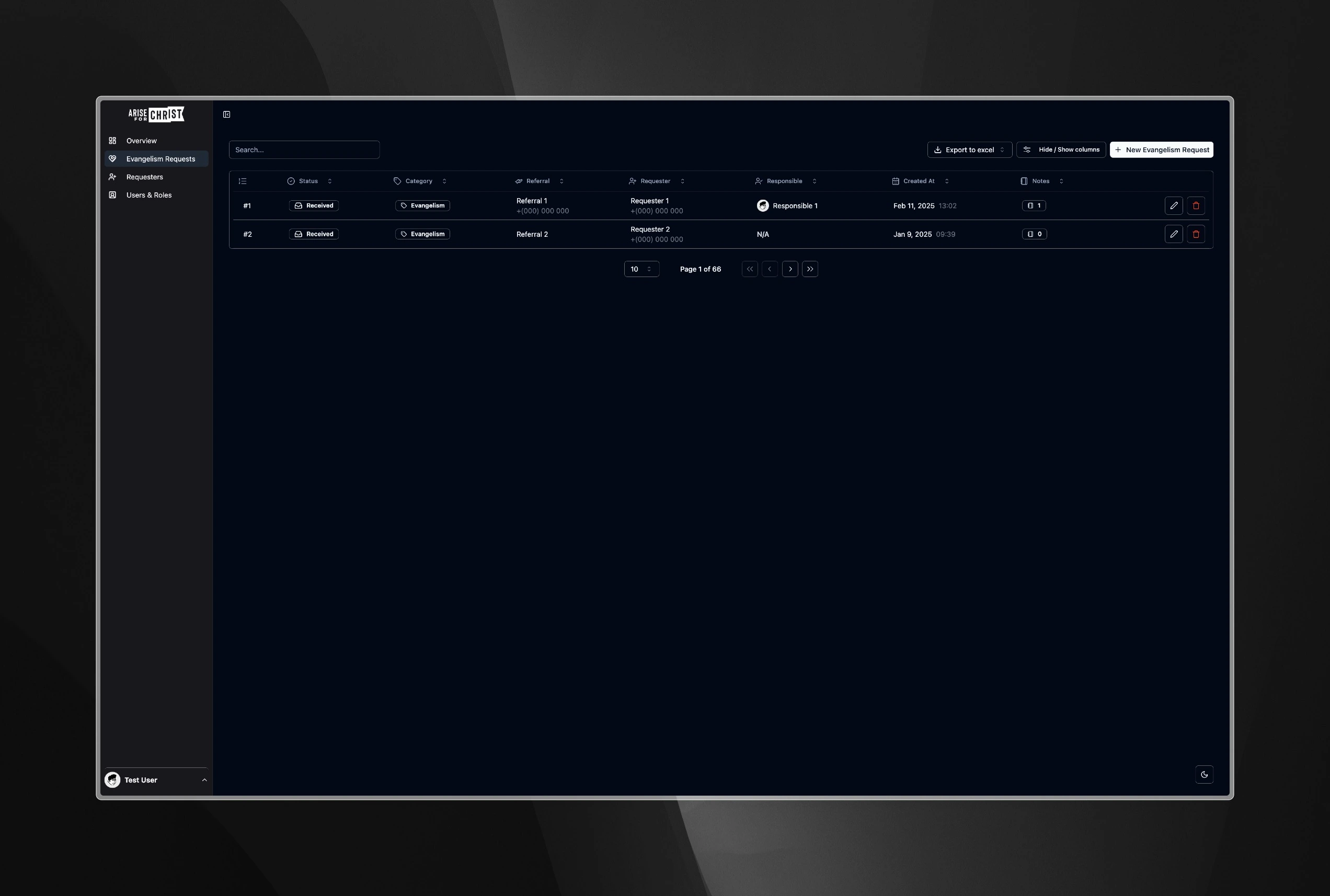 arise-for-christ-cms screenshot 3