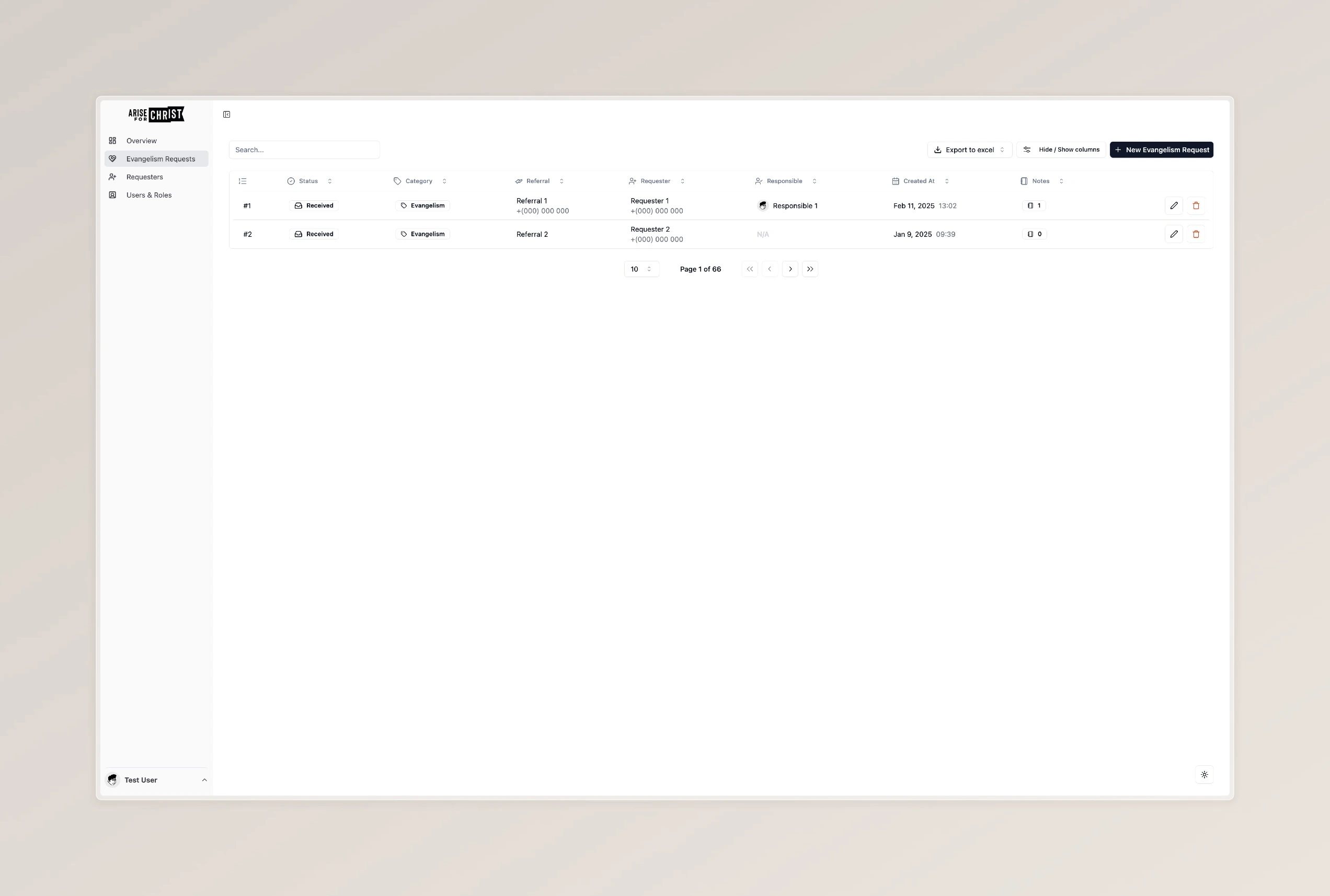 arise-for-christ-cms screenshot 3
