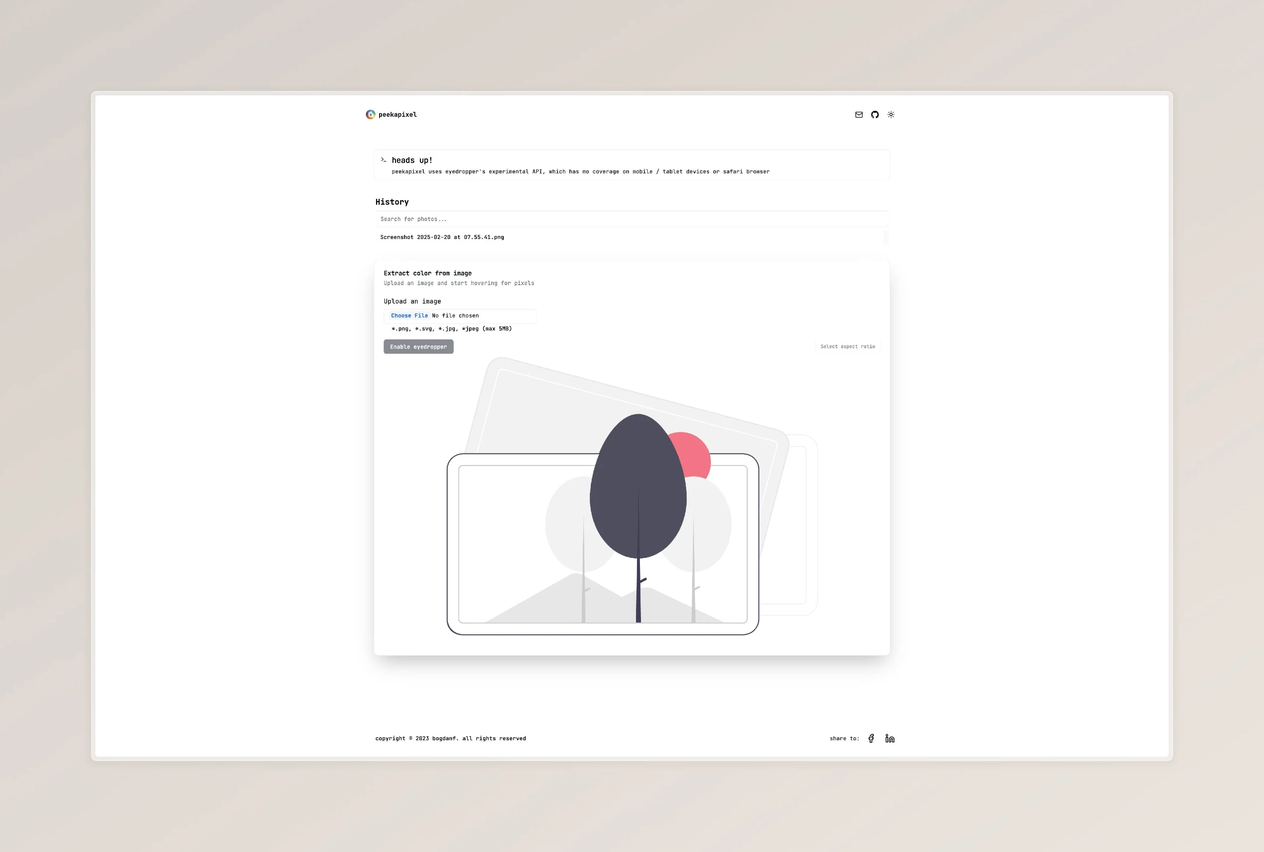 peekapixel screenshot 1