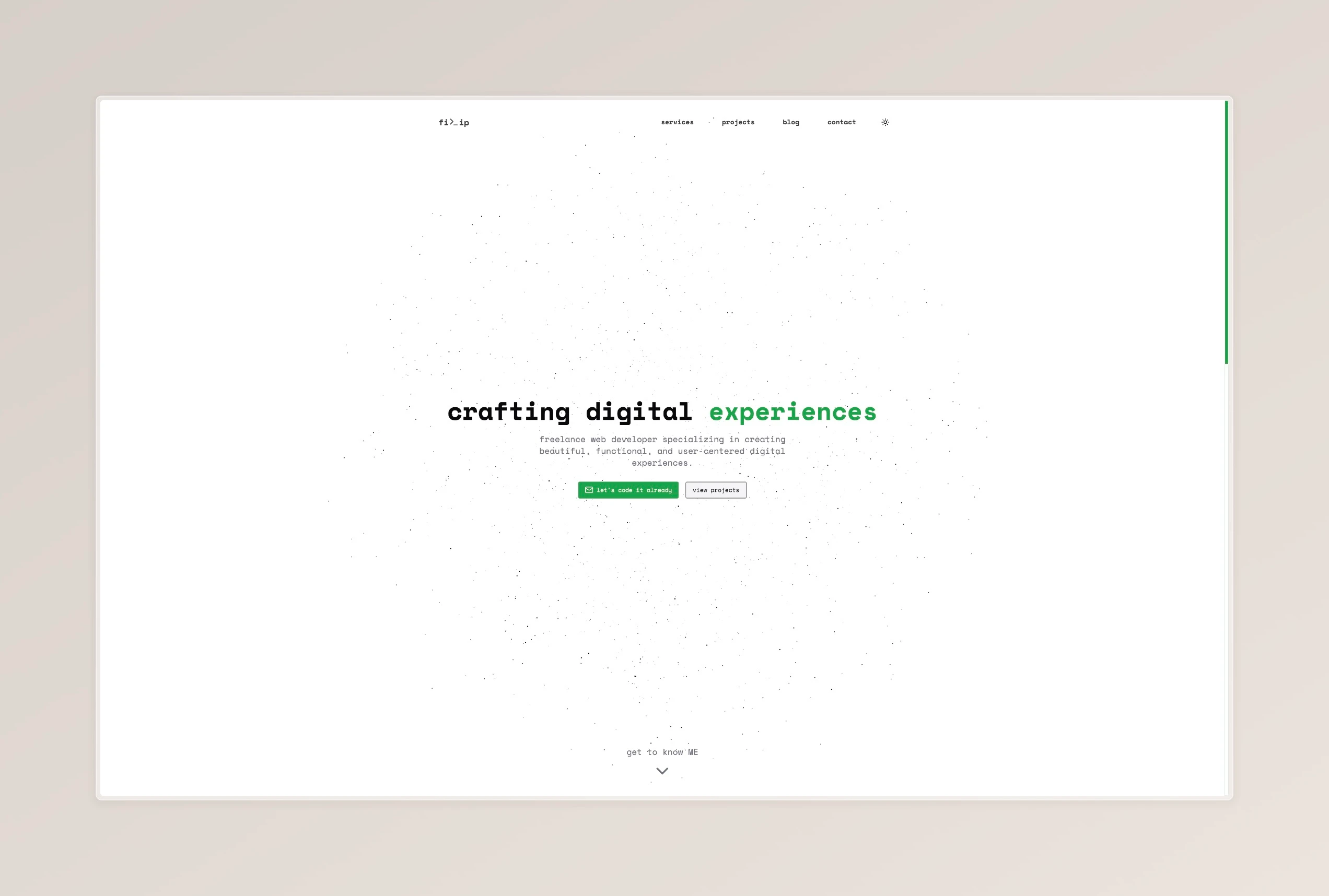 personal website